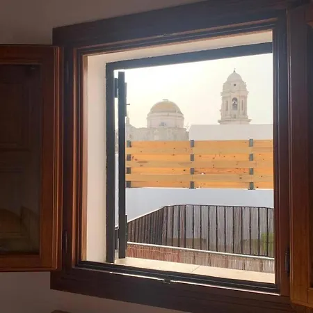 Daire Hidden Gem Penthouse Populo Y Catedral Cadiz